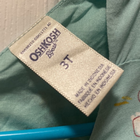 OshKosh toddler Dress Mint Green girls 3t - Picture 6 of 6